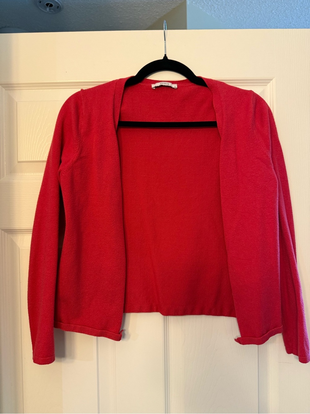 Rickis Open Front Pink Sweater Cardigan